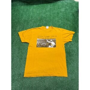 Supreme Antihero Pope Slayer Tee Mustard Yellow Mens Medium SS16 Graphic T-Shirt